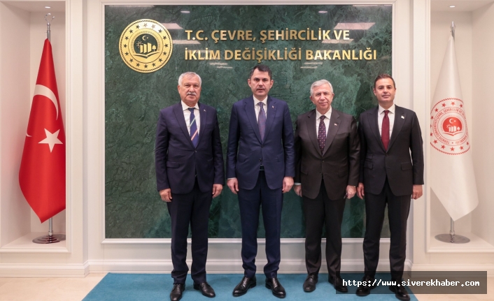 Dikkat çeken zirve! Bakan Kurum, Mansur Yavaş ve iki CHP'li başkanla bir araya geldi: