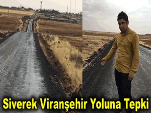 Siverek Viranşehir Yoluna Tepki