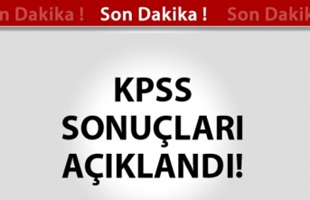 KPSS Ortaöğretim sonuçları açıklandı