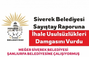 Siverek Belediyesi'nin Sayıştay Raporu Açıklandı