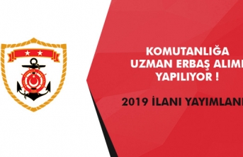 2019 yılı uzman erbaş alım ilanı yayımlandı