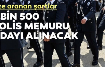 2 bin 500 polis adayı alınacak