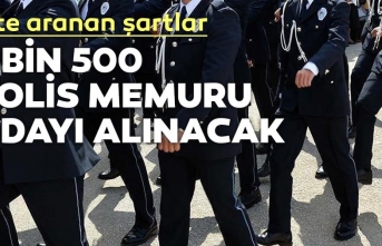 2 bin 500 polis adayı alınacak