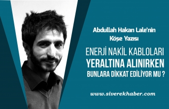 Enerji Nakil Kabloları Yeraltına Alınırken Bunlara Dikkat Ediliyor Mu ?