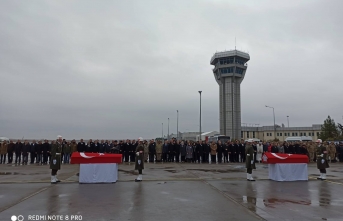 Şehit Binbaşı ve Teğmen Memleketlerine Uğurlandı