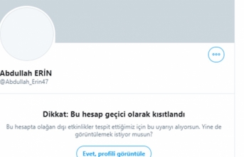 Twitter Abdullah Erin'in hesabını bir kez daha sınırlandırdı