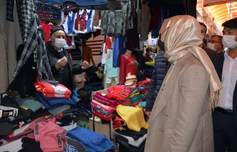 Belediye Başkanı Ayşe Çakmak’tan esnaf ziyareti