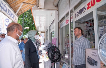 Başkan Ayşe Çakmak mesaiye esnaf ziyaretiyle başladı