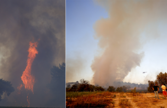 Antalya Manavgat'taki yangın kontrol altına alınamadı: Müdahaleler sürüyor