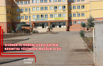 Siverek'te öğrenciler elektrik kesintisi yüzünden mağdur oldu