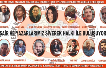 Siverekli yazar ve şairler okurlarıyla buluşuyor