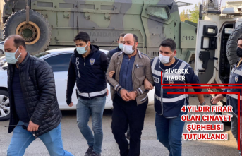 4 yıldır firar olan cinayet şüphelisi tutuklandı