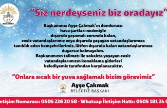 Belediye Başkanı Ayşe Çakmak’tan duyarlı davranış