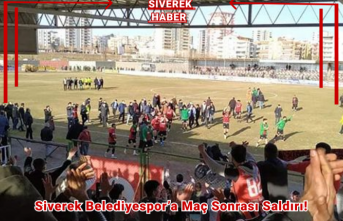 Siverek Belediyespor’a maç sonrası saldırı!