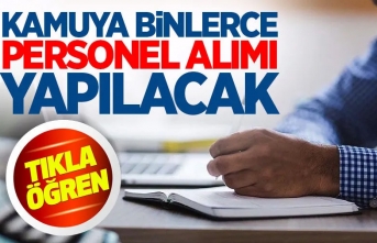 Kamuya 14 Bin 600 memur alımı: Başvurular başladı