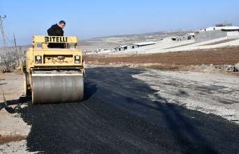 Yeni hayvan pazarı yolunda bakım ve onarım çalışması