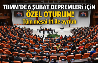 TBMM'de 6 Şubat depremleri için özel oturum! Tüm mesai 11 ile ayrıldı