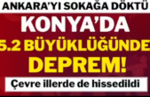 Konya,da deprem