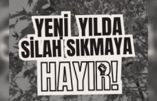 Siverek'te yılbaşı silahlarına karşı "Dur" çağrısı