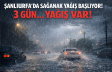 Şanlıurfa'da sağanak yağış başlıyor! 3 gün...