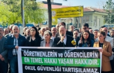 DEM Parti TBMM Grup Başkan Vekili  Sezai Temelli, Siverek’te  Ahmet Koyuncu Mesleki ve Teknik Anadolu Lisesi önünde açıklamalarda bulundu.