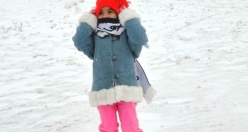 Karacadağ'da Yoğun Kar Yağışı