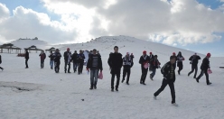 Karacadağ'da Kar Yağışı
