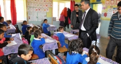 Kaymakam Erkal'dan Köy Okullarına İnceleme