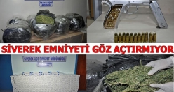Siverek’te   146 Kilo Esrar, 2500 Paket Kaçak Sigara ve  Bir Silah  yakalandı 