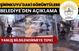 Şirinkuyu'daki altyapı görüntülerine açıklama:...