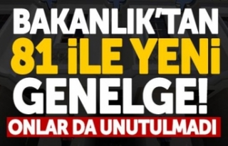 Bakanlık 81 valiliğe ek genelge gönderdi: İşte...