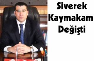 Siverek Kaymakamı değişti