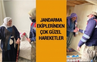 Jandarma Ekiplerinden Çok Güzel Hareketler