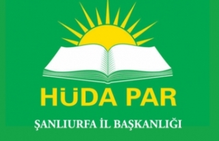 HÜDA PAR Şanlıurfa İl Başkanlığı kentte yaşanan...