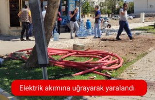 Elektrik akımına uğrayan, bir çocuk yaralandı!