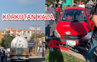 Siverek’te korkutan kaza