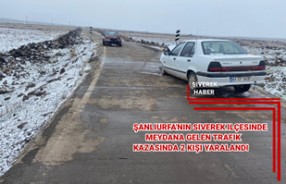 İki aracın çarpışması sonucu trafik kazası...