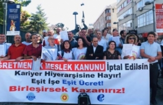 Öğretmenler, talepleri karşılanmazsa 2 Kasım'da...