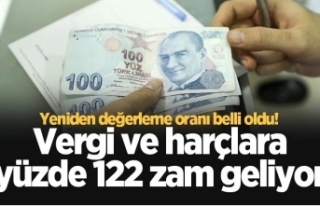 Vergi ve harçlara yüzde 122 zam gelecek!