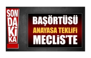 Başörtüsü için anayasa değişiklik teklifi 336...