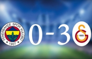 Galatasaray, Fenerbahçe'yi 3-0 mağlup etti