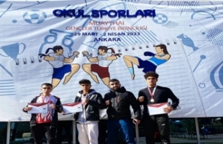 Öğrenciler Muaythai branşında Siverek’e 3 madalya...