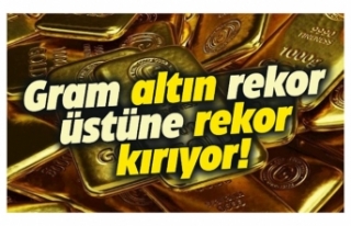 Gram altın rekor üstüne rekor kırıyor