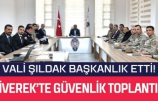 Siverek’te güvenlik toplantısı düzenlendi