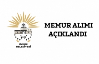 Siverek Belediyesi personel alımı sonuçlarını...