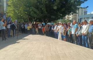 Siverek'te Gazze Protestosu: Gazze çocuk mezarlığına...