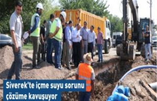 Çiftçi: İçme Suyu Sorunlarını Kısa Sürede...