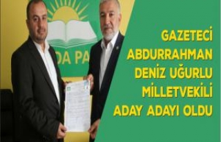 Gazeteci Uğurlu Milletvekili Aday Adaylık Başvurusu...