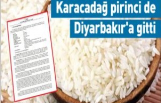 Karacadağ pirinci de Diyarbakır'a gitti