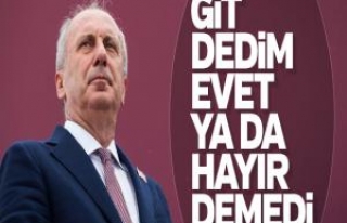 Muharrem İnce, Kılıçdaroğlu'ndan genel başkanlığı...